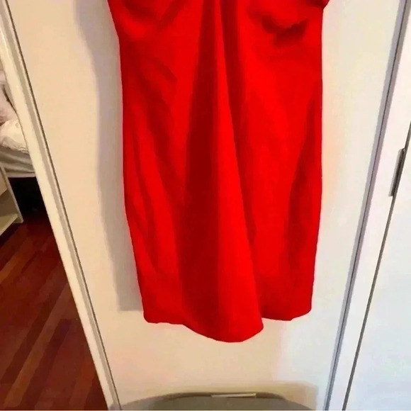Abercrombie Red Halter Dress with Cut Out SIZE SP - Picture 5 of 5